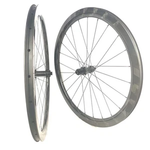 700C Road Bike Carbon Wheel 38*26mm Tubeless Wheelset Thru Axle  Disc Brake Hubs - Picture 1 of 20