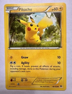 Pikachu 48/162 Pokemon XY BREAKthrough Regular LP - Imagen 1 de 1