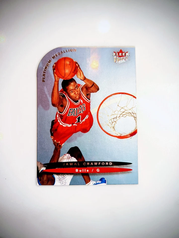 2003-04 Fleer Ultra Jamal Crawford #74 Platinum Medallion /100 Rare SP Bulls NBA - Image 1 of 2