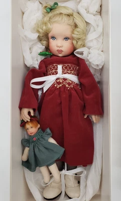 Kish & Company CHRISTMAS MORNING BETHANY doll 12" 2002 LE48/75 & 4" Bebe MIB COA - Image 1 of 4