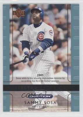 2002 Upper Deck Ovation Superstar Spotlights Sammy Sosa #108 - Image 1 of 2