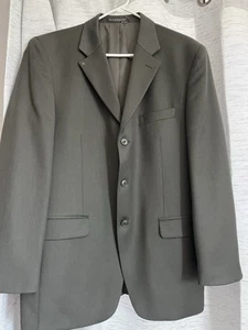JNY Jones New York Blazer Sakko Herren 40 kurz grün feste Wolle drei Knöpfe - Bild 1 von 12