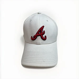 Atlanta Braves MLB New Era 39THIRTY White Hat Cap Medium-Large - Bild 1 von 6
