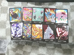 One Piece Card Don Card The Best vol.2  Japanese PRB02 10x Mix SET #2 - Picture 1 of 1