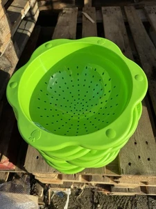 Lot Revendeur De 4 Grandes Passoires Bleu Et Verte  reffb - Foto 1 di 2