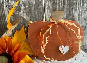 PUMPKIN Thanksgiving Fall Decor Tiered Tray Farmhouse Rustic Wood Shelf Decor HP - Picture 1 of 8