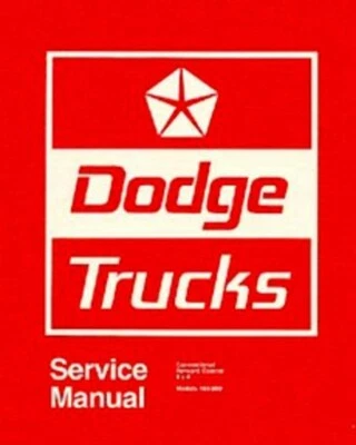 Dodge Truck Shop 1974 manual de reparación libro motor transmisión eléctrico equipo original Foto 1 de 4