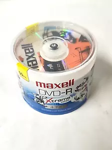 50 Stück Maxell Xtreme DVD+R 4,7 GB 16x 120 Min beschreibbare DVD Discs VERSIEGELT - Bild 1 von 5