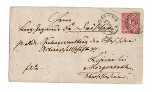 Ganzsache Norddeutscher Postbezirk Ein Groschen Morgenroth-Lipine Homburg v.d.H. - Picture 1 of 2