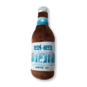 Holiday Rein-Beer Bottle Plush Dog Toy from PetShop by Fringe Studio - Picture 1 of 1