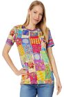 Johnny Was Women The Janie Favorite Tee Short Sleeve Crew Neck Multicolor