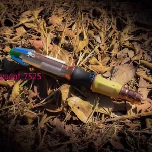 Doctor Who 11th Metal Sonic Screwdriver LED Colorful Light Cosplay Prop Replica - Picture 1 of 10