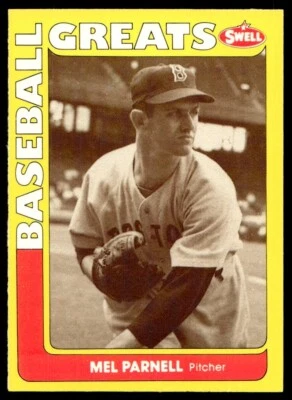 1991 Swell Baseball Greats Mel Parnell Boston Red Sox #118 - Image 1 of 2