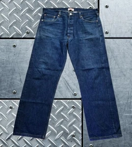 Levis 501 Jeans Vtg Button Fly Mens 40x32 Blue Hipster Grunge Preppy RED Tab Lot - Picture 1 of 7