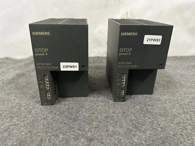 LOTE 2 Siemens Pitop Power 4 120/230V 50/60Hz 22.8-26.4Vdc 3.8A 6EP1332-2BA00 Foto 1 de 4