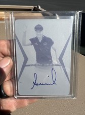2012 Leaf Metal Auto Printing Plate Black 1/1 Annika Sorenstam Autograph Card