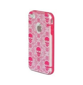 Cover Case IPHONE Protection 4 4S 0.1oz Skull Shell Pink - Picture 1 of 1