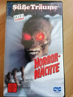 VHS Rarität: HORRORNÄCHTE: SÜSSE TRÄUME (1987)  - Bild 1 von 2