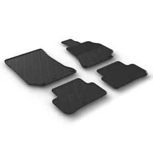 Gledring Tailored Rubber Floor Mats Set fit Mercedes E Class Saloon/Estate 13-16 - Picture 1 of 4