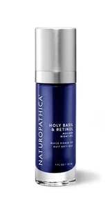 Naturopathica heiliges Basilikum & Retinol zeitloses Nachtöl 1oz NEU! - Bild 1 von 5
