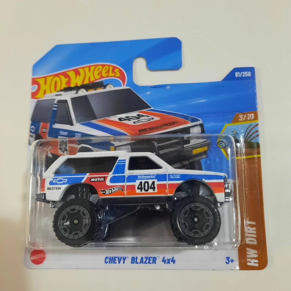 Hot Wheels Mattel Chevy Blazer 4x4 81/250 HW Dirt 3/10 Modello 2025 - Immagine 1 di 1