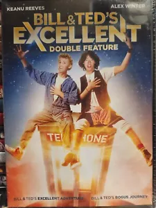 Bill & Ted's Excellent DVD Double Feature Excellent Journey And Bogus Journey BN - Picture 1 of 2