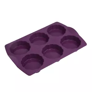 TUPPERWARE Silikon Backform TupCakes Muffin Backform Törtchen Tortelett LILA - Bild 1 von 1