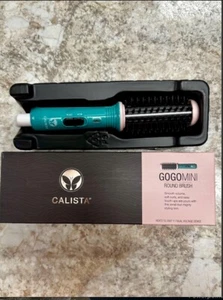 Calista GoGo Mini 1" in Barrel Round Brush Hair Styling Tool Jade/pink - Picture 1 of 1