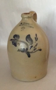 1875 2 Gallonen C. Hart Kobalt verziert Krug - Bild 1 von 12