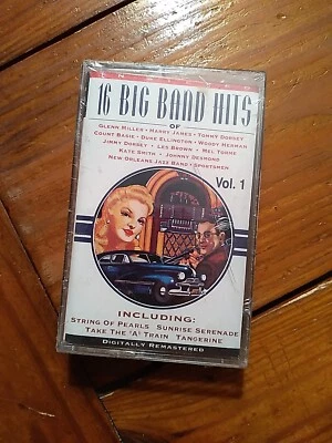 16 Big Band Hits, Vol. 1 by Various Artists (Cassette) 1987 - New - Image 1 of 4