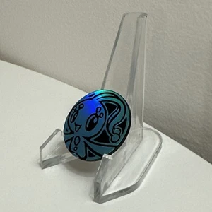 Juego de cartas coleccionables Pokémon oficial - Moneda holográfica azul Manaphy - Nueva - Imagen 1 de 3