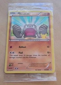 POKEMON PROMO - XY GENERATIONS 20TH ANNIVERSARY - GEODUDE 43/83 (HOLO) SEALED M - Bild 1 von 1