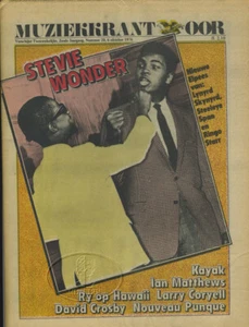 MUZIEKKRANT OOR OCTOBER 1976 Magazine Stevie Wonder Muhammed Ali - Picture 1 of 1