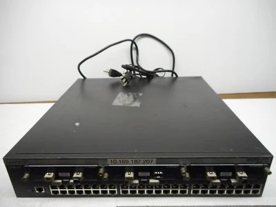 Enterasys Networks Matrix 1H582-51 48 Port Network Switch w/ (3) 1G-2MGBIC - Image 1 of 4