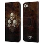 Official Alchemy Gothic Skull Leather Book Case For Apple Ipod Touch Mp3