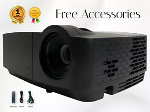 🔥 REFURBISHED DLP Projector 3500 Lumens PC 3D Ready HDMI USB - 4K Compatible 🎬 - Picture 1 of 9
