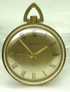 ZENTRA TASCHENUHR POCKET WATCH GOLD vintage Uhr läuft! Handaufzug Frackuhr - Bild 1 von 7