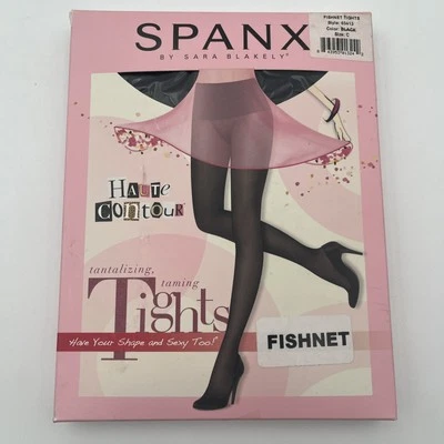 Medias Spanx Fishnets negras talla C Foto 1 de 4