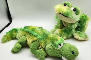 Ganz Webkinz Plush Crocodile & Frog Green Stuffed Animal Toy No Code - Picture 1 of 8