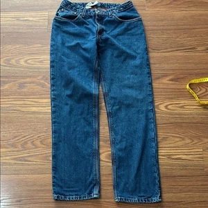 Carhartt vintage donna 8 foderate in flanella senza elastico lavaggio med gamba dritta taglia 8 - Foto 1 di 8