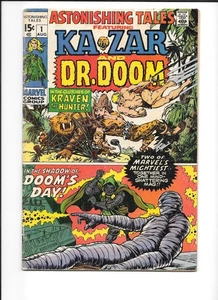 Astonishing Tales #1 DR. DOOM!! 1ST MARVEL VILLAIN SOLO SERIES! 1970 VG/F 5.0 - Bild 1 von 2