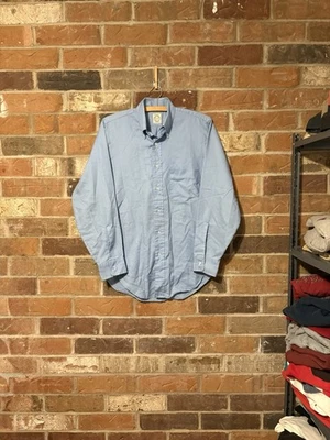 Vintage 1970s Light Blue Arrow Cum Laude Button Up Shirt - Image 1 of 4