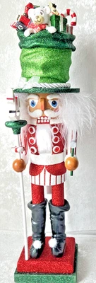 Kurt Adler Hollywood Toy Sack Hat Nutcracker 18" Design By Holly Adler  - Image 1 of 4
