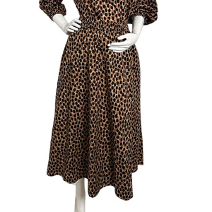 Gonna midi Kate Spade Dotty leopardata popeline X-Small - Foto 1 di 12