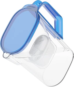 Caraffa Filtrante 2,7 L per Porta Del Frigorifero, Compatibile Con Filtro Brita - Foto 1 di 12