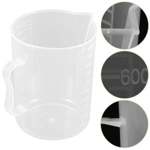 Taza medidora de aceite de motor jarra de plástico contenedor de viaje automotriz - Imagen 1 de 12