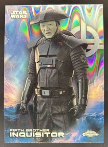 2025 Topps Chrome Star Wars Fifth Brother Inquisitor Wave Refractor #43 - Picture 1 of 10