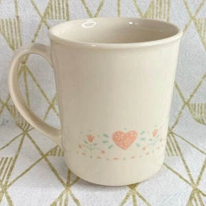 Vintage Corelle Forever Yours Dinnerware ( Pink Hearts / Beige ) - by the piece - Picture 1 of 19