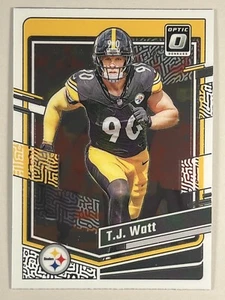 T.J. Watt 2023 Donruss Optic #166 Pittsburgh Steelers - Bild 1 von 2