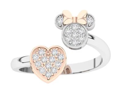 I1 G 0.25 Carat Round Diamond Engagement Ring 14K White Gold Prong Set 14.30 mm - Image 1 of 4